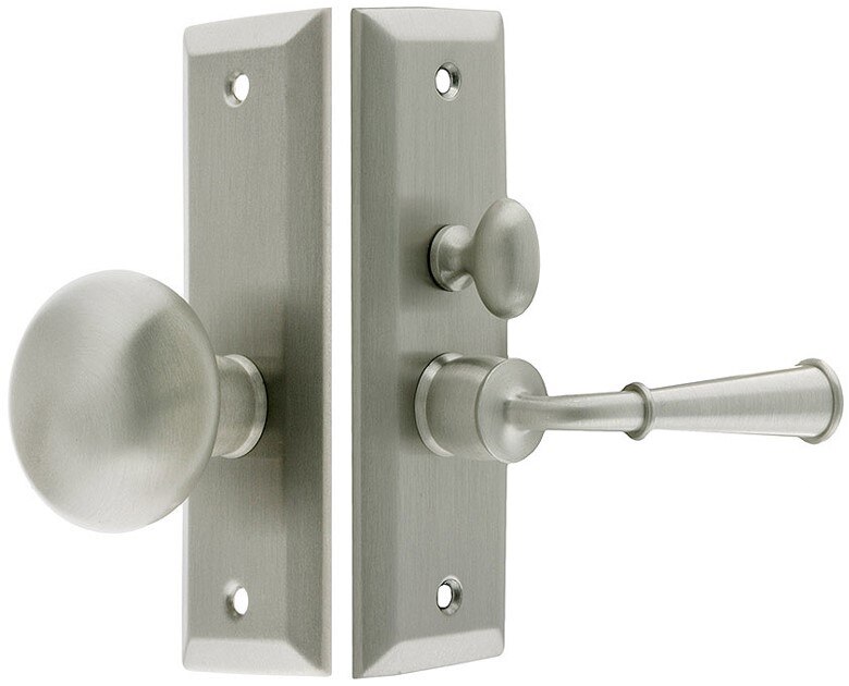 Swarthmore Screen Door Mortise Lock Set With 1 1/2" Backset House of Antique Hardware